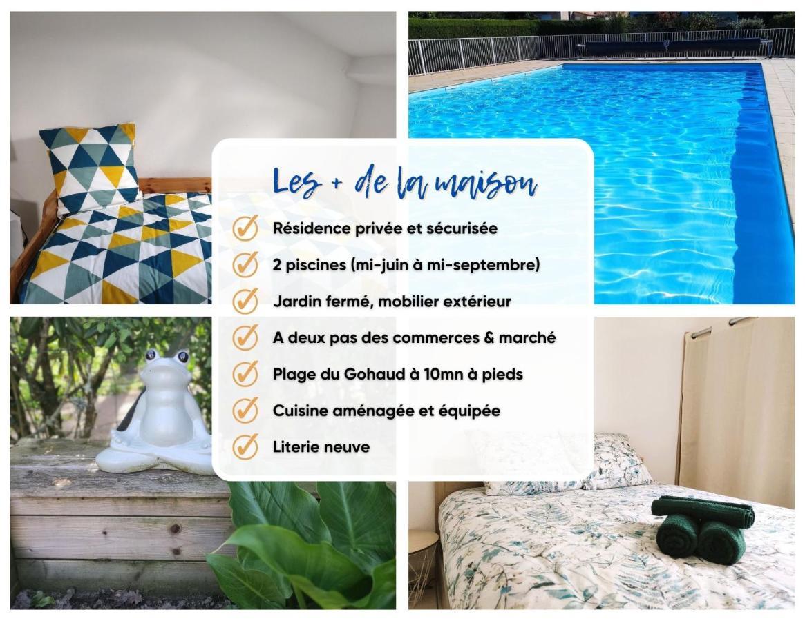 Charmante Maison De Vacances, 4P, Piscines, Proche Gohaud 생미셸셰프셰프 외부 사진